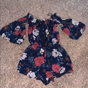 Off the shoulder romper